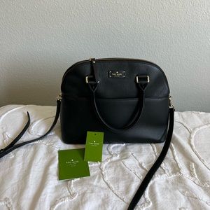 kate spade grove street carli black handbag/purse NWT